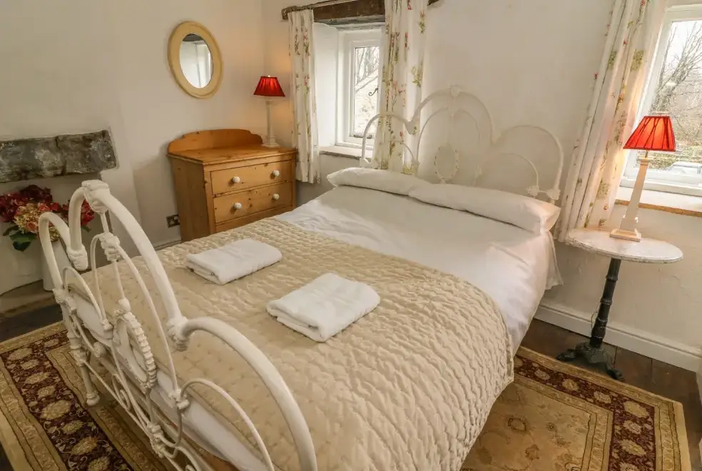 Bedroom at Beckside Dogs-welcome Cottage,  The Lake District 