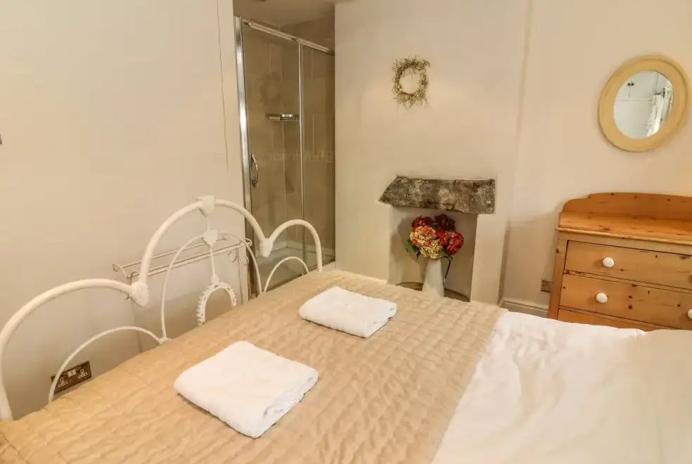 Bedroom at Beckside Dogs-welcome Cottage,  The Lake District 