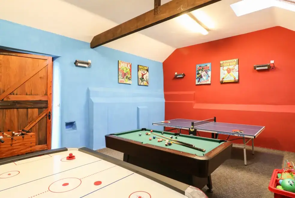 Games Room at Beechcroft Cottage