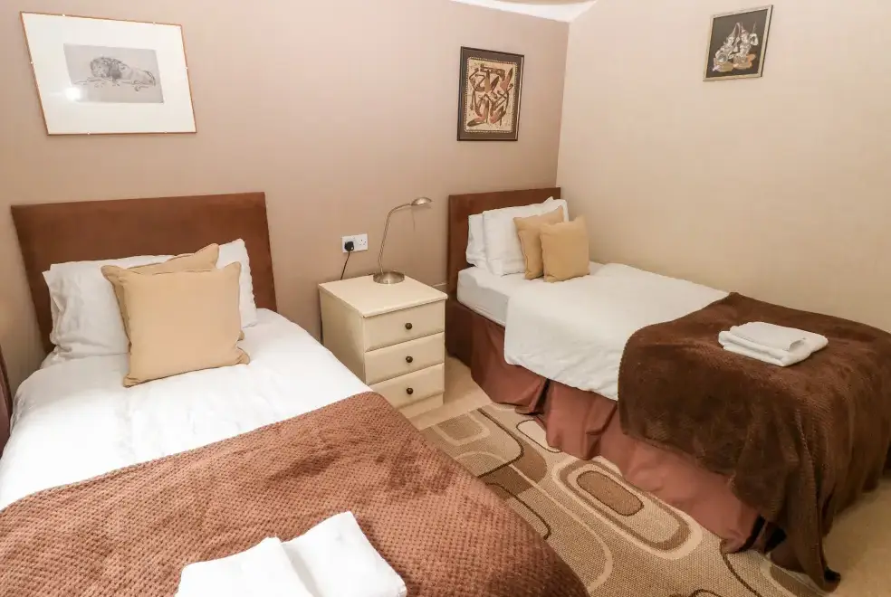 Bedroom at Beeches Countryside Lodge, Wales