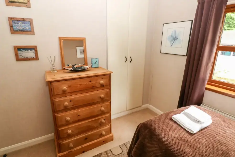 Bedroom at Beeches Countryside Lodge, Wales