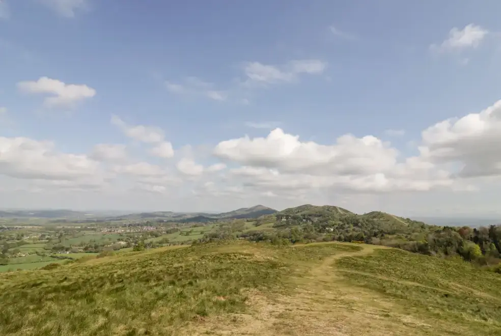 Countryside views at Beesoni Rural Retreat, Malvern Hills