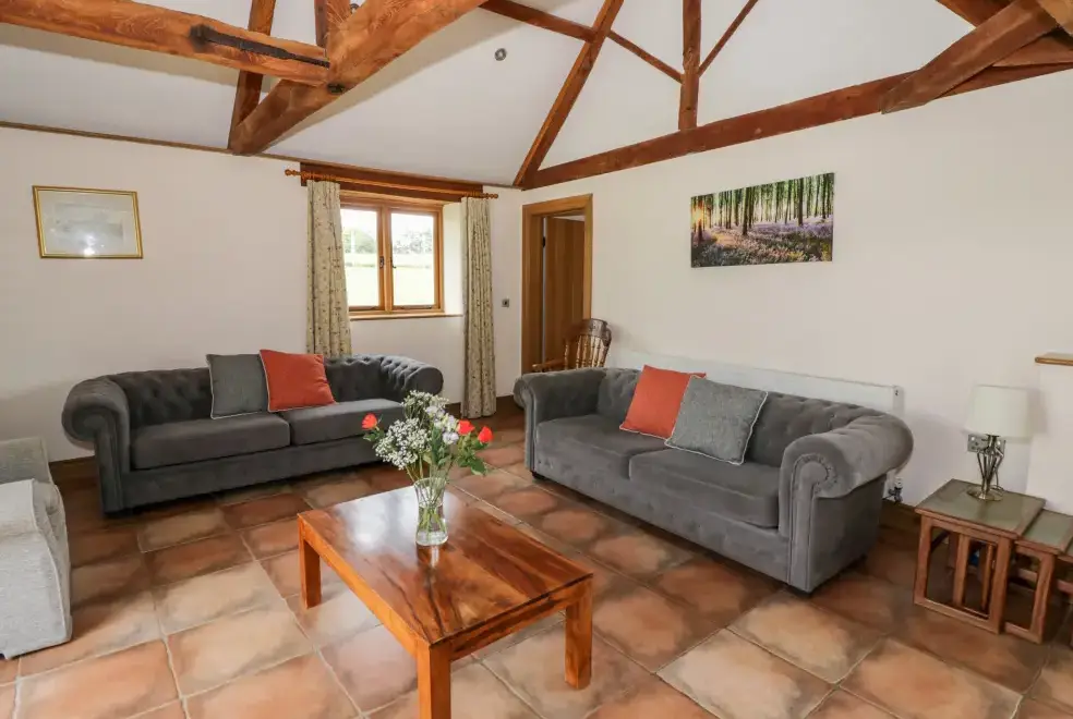 Lounge at Beesoni Rural Retreat, Malvern Hills