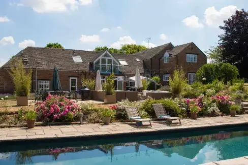 Private Swimming Pool at Beggars Barn, Oxfordshire