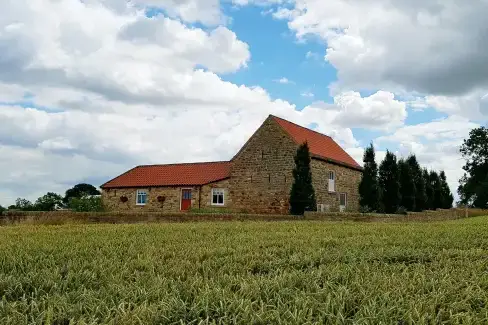 Countryside views at Bell House Barn, County Durham