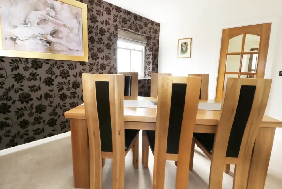 Dining room at Bell House Barn