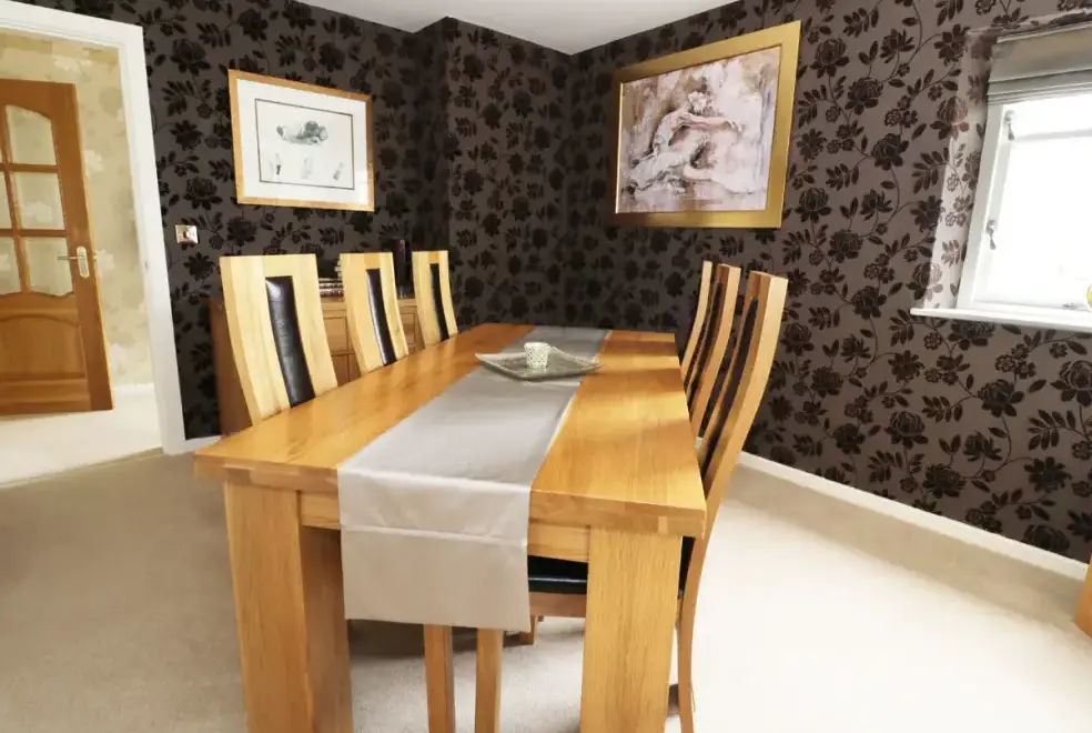 Dining room at Bell House Barn
