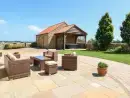 Patio area at Bell House Barn - thumbnail photo