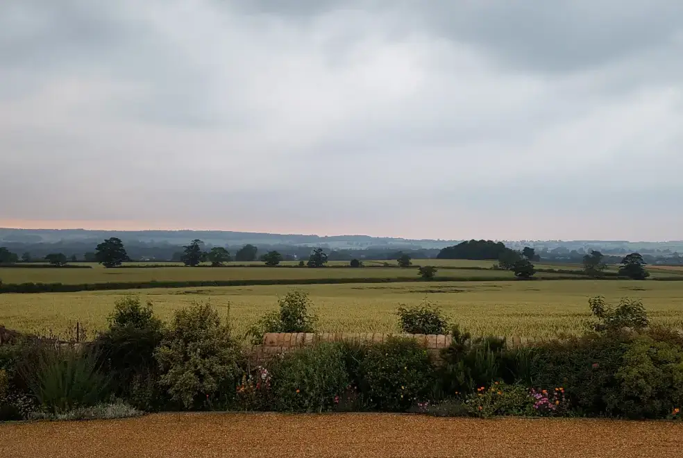 Countryside views at Bell House Barn