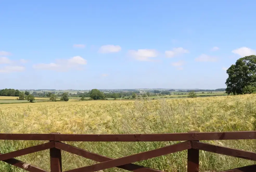 Countryside views at Bell House Barn
