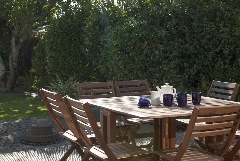 Garden furniture at Belmont