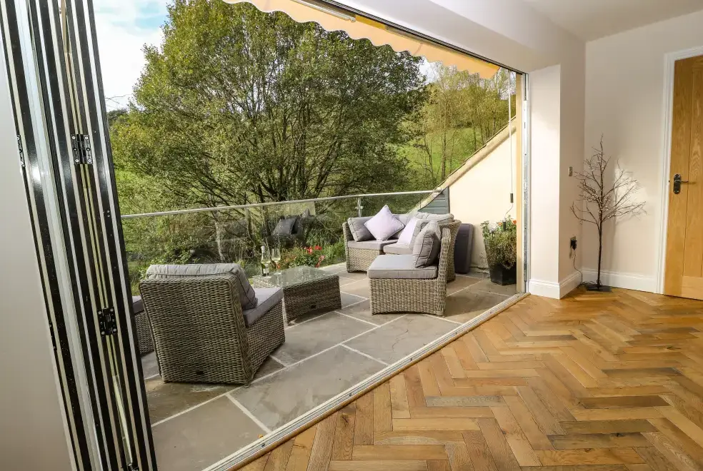 Balcony at Belvedere Farm