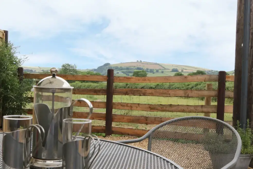 Countryside views at Bicton Lodge