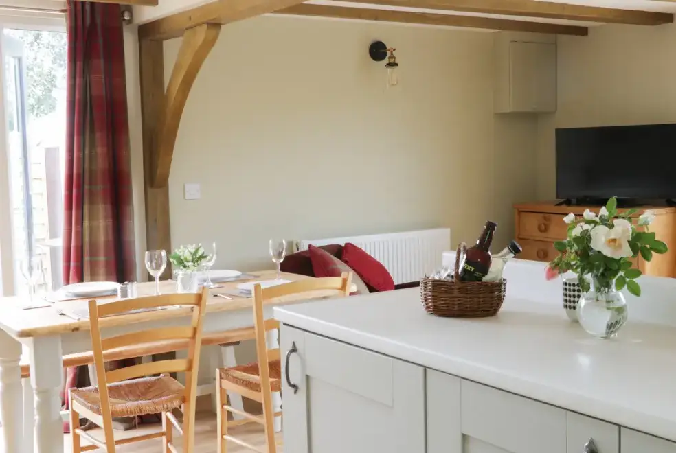 Kitchen/diner at Bicton Lodge