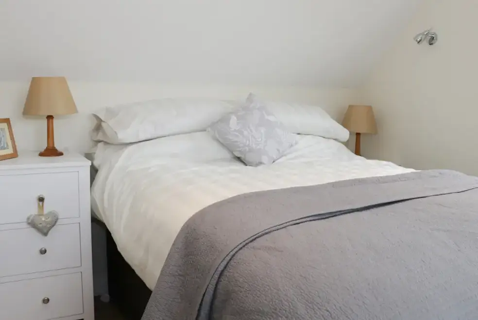 Bedroom at Bicton Lodge