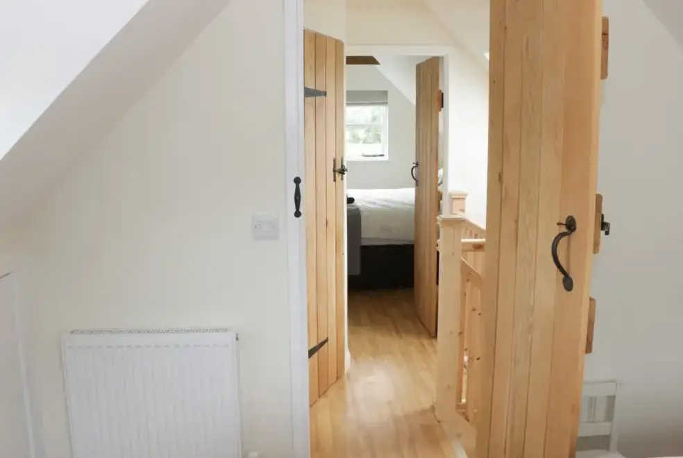 Bedroom at Bicton Lodge