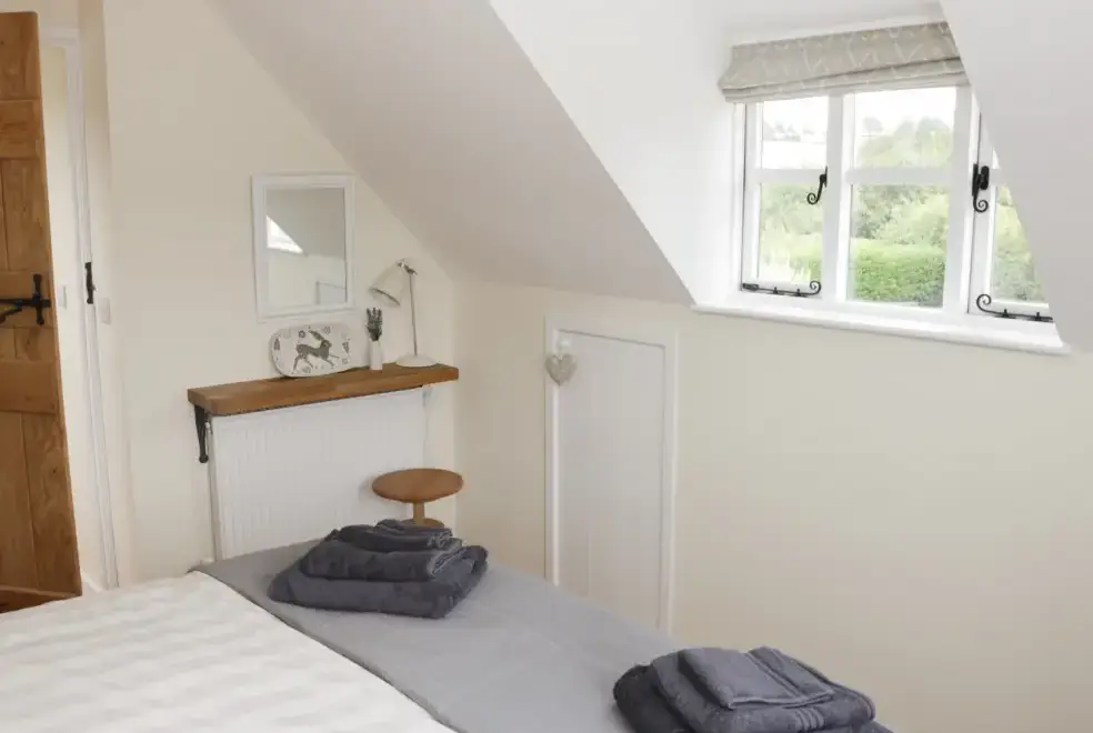 Bedroom at Bicton Lodge