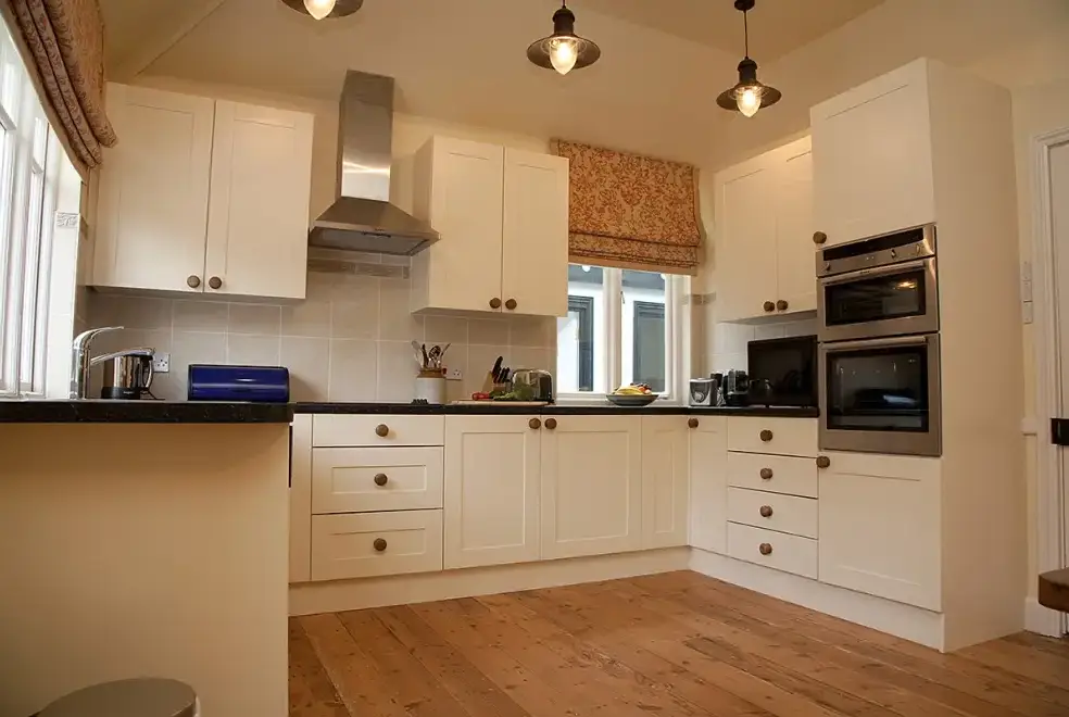 Well equipped kitchen at Blackdown Cottage