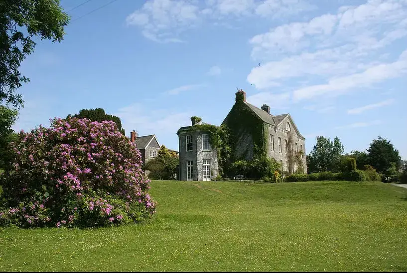 Countryside views at Blaenpant Mansion