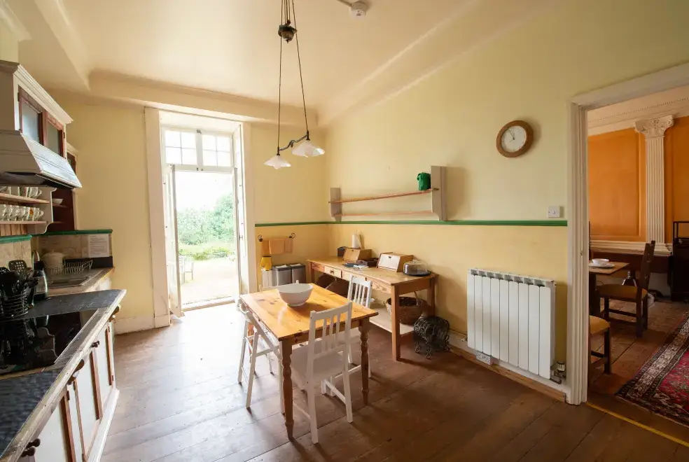 Kitchen/diner at Blaenpant Mansion