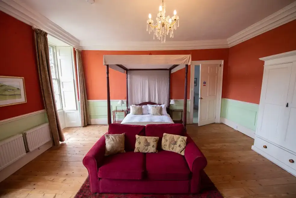 Bedroom at Blaenpant Mansion