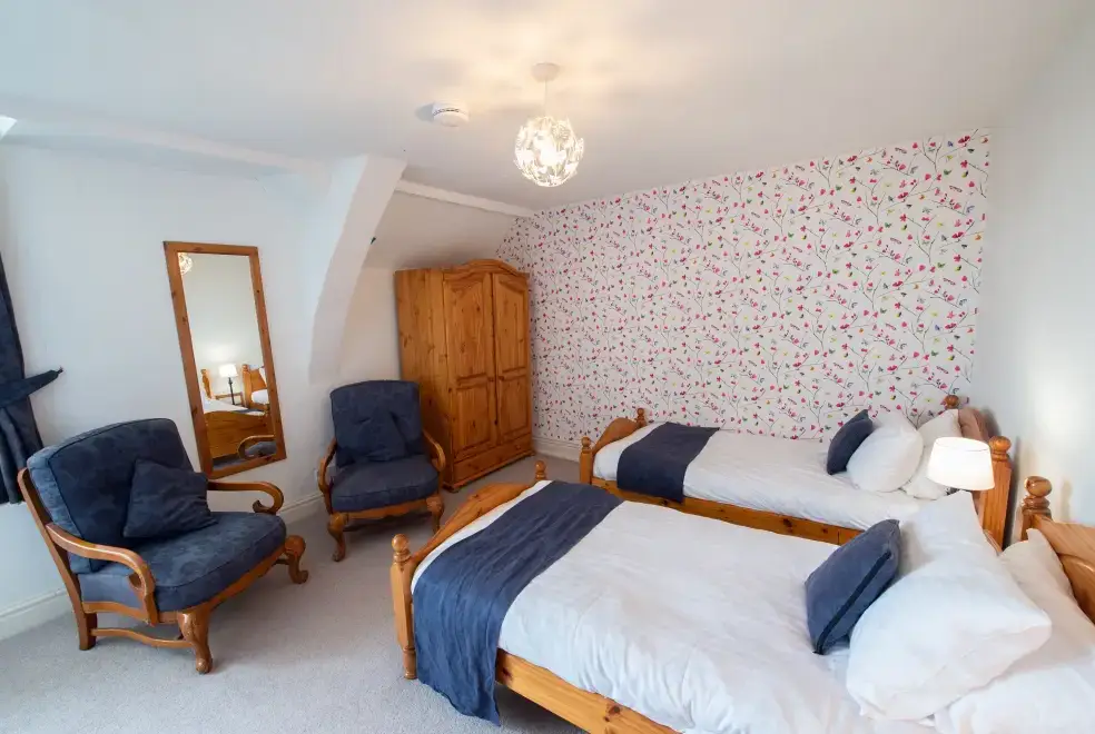 Bedroom at Blaenpant Mansion