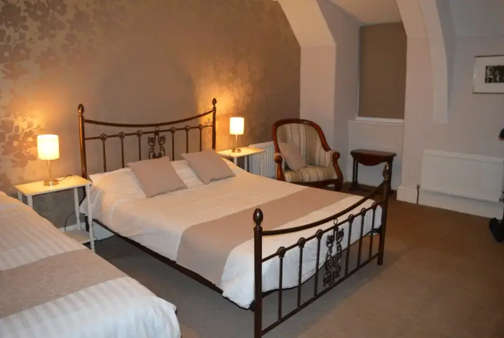 Bedroom at Blaenpant Mansion