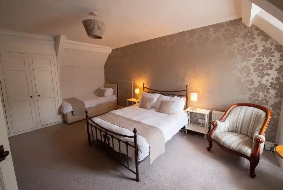 Bedroom at Blaenpant Mansion