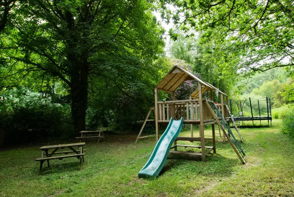 Children’s play area at Blaenpant Mansion