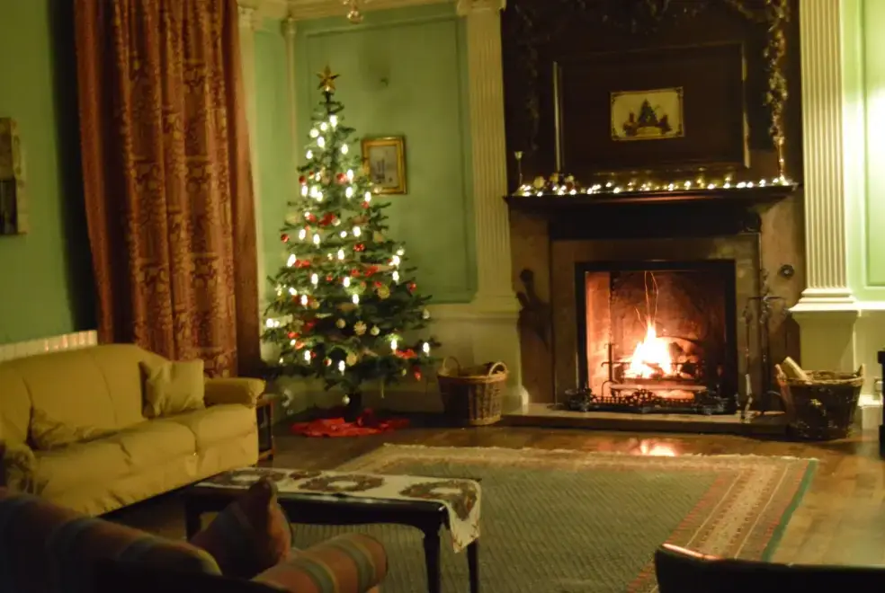 Drawing room at Blaenpant Mansion