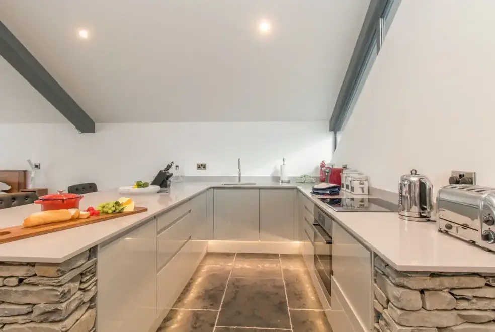 Luxury kitchen at Boathouse on the Lake