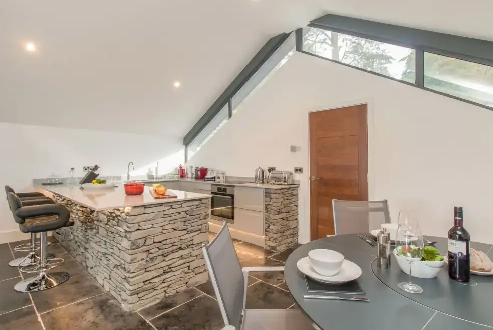 Kitchen/diner at Boathouse on the Lake