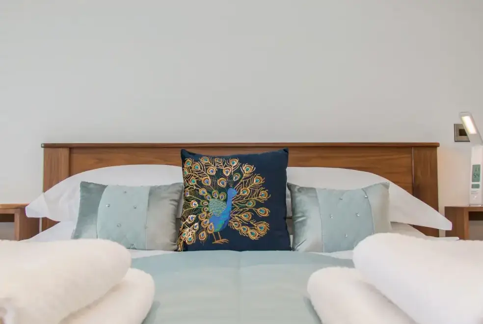 Bedroom at Boathouse on the Lake