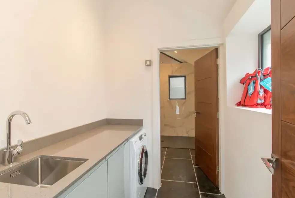 Utility room at Boathouse on the Lake