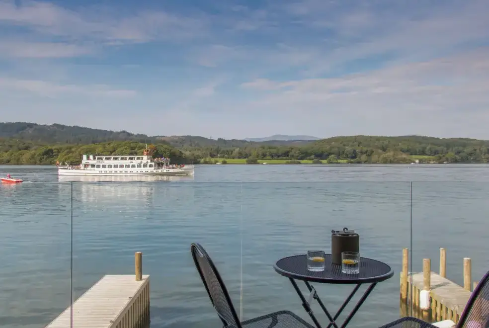 Lake view at Boathouse on the Lake
