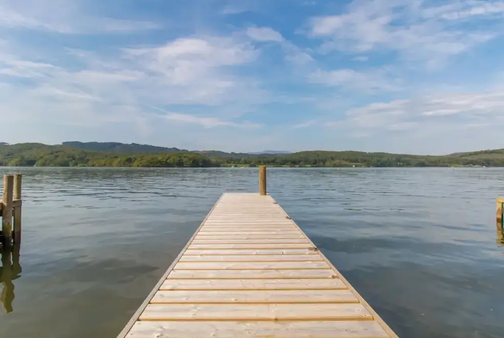 Lake view at Boathouse on the Lake