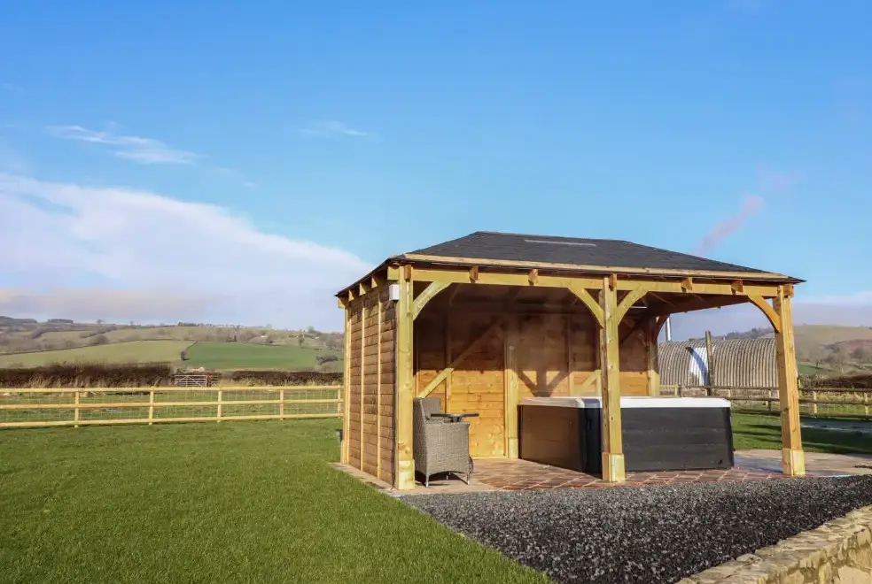 Private Hot Tub at Bodaioch Cottage