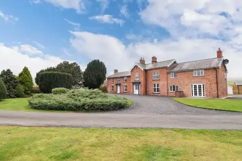 Bodaioch Hall, Powys, from the outside