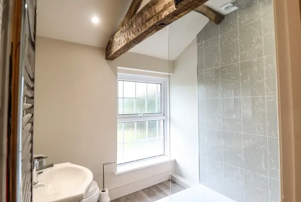 Shower room at Bodaioch Hall