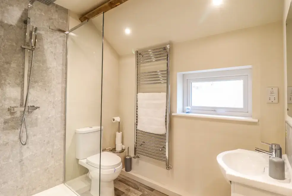 Shower room at Bodaioch Hall