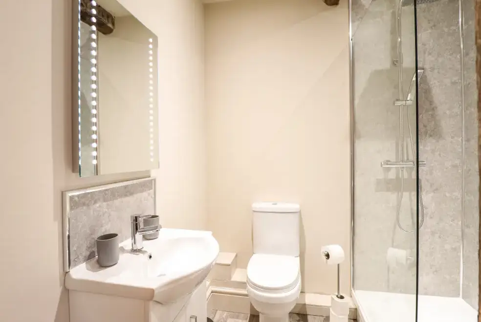 Shower room at Bodaioch Hall