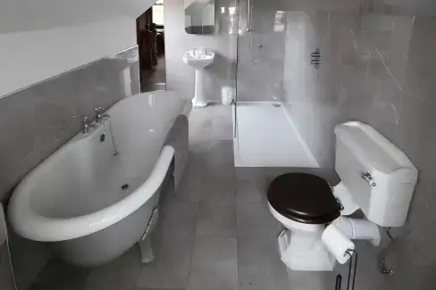 Family bathroom at Borland Farmhouse, Ayrshire