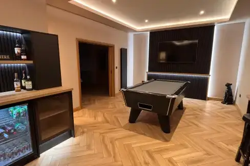 Games Room at Borland Farmhouse, Ayrshire