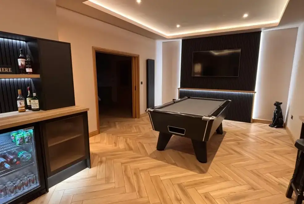 Games Room at Borland Farmhouse