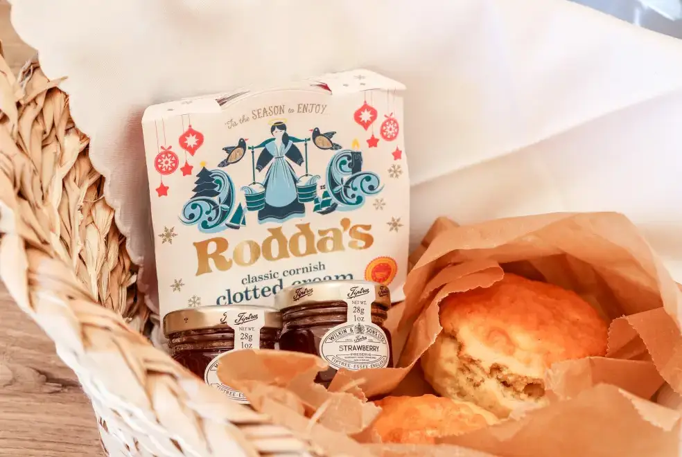 Kitchen/diner at Boskennal Farm Pod