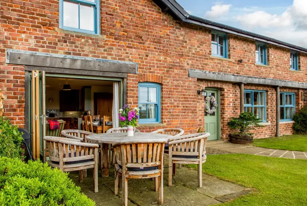 Patio area at Bousdale