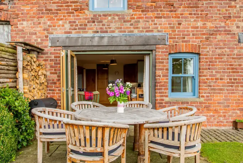Patio area at Bousdale
