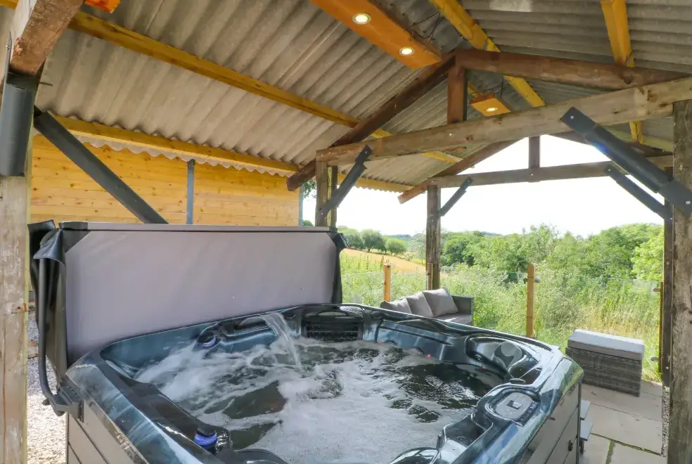 Private Hot Tub at Bowland Barn