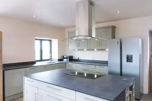 Luxury kitchen at Bowland Barn, Lancashire