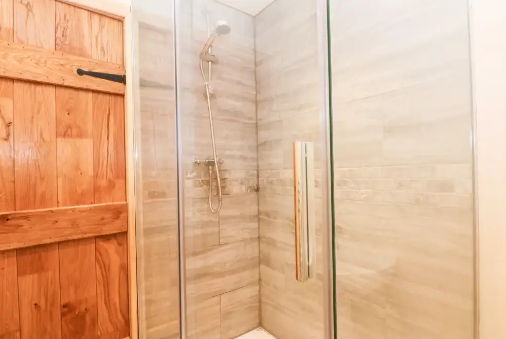 Shower room at Bowland Barn